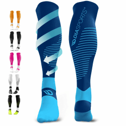 Diasports RUNSTARS Kompressionssocken für Sport, Laufen, Marathon und Triathlon | Premium Kompressionssocken 👟🏃‍♀️