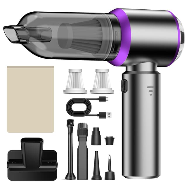 🌪️🧹 Handstaubsauger 20000Pa Mini Akku Staubsauger Kabellos 4-In-1 Autostaubsauger