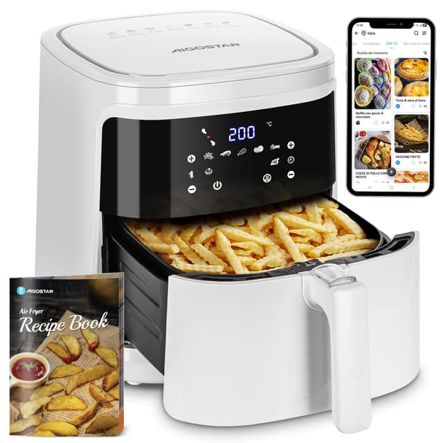 Aigostar Intelligente Heißluftfritteuse 7L 🍟🔥