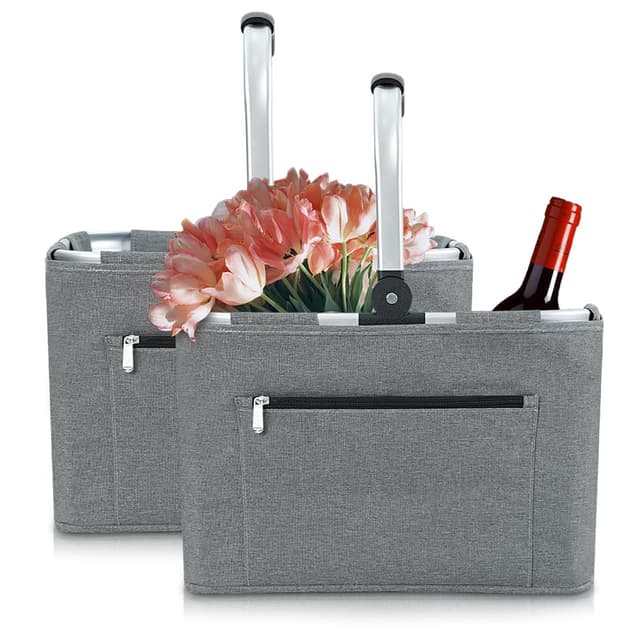 Diurwur® 2pcs Tragekorb Faltbar 30L Einkaufskorb Groß 🛒🎁
