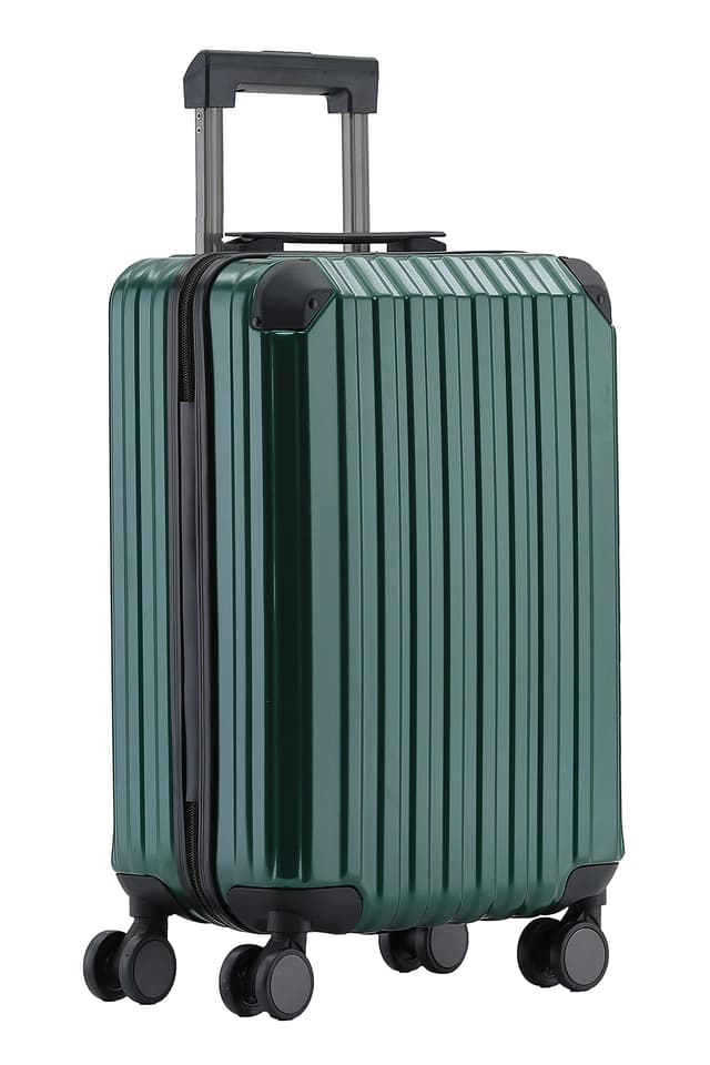 Münicase M816 TSA-Schloß Koffer Reisekoffer Trolley Kofferset Hardschale Boardcase Handgepäck (Dunkelgreen, Kleiner Koffer) 🛄🌍