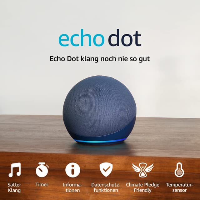 Angebot: Zertifiziert & generalüberholt Echo Dot (5. Generation, 2022) 🌊🔵