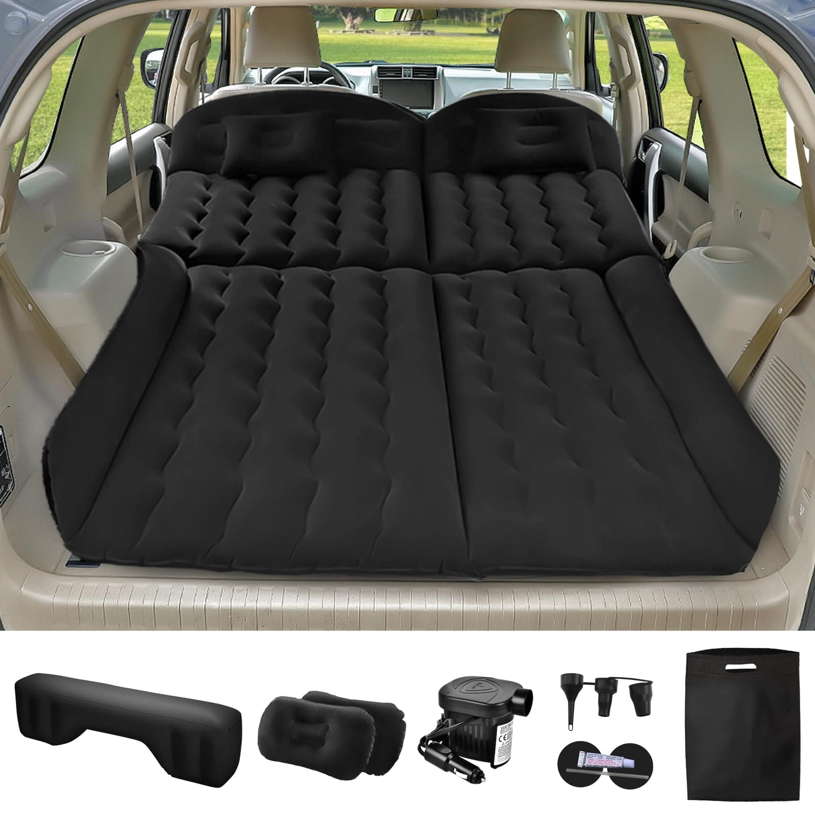 YOOHBERRYS Auto Matratze, SUV Auto Luftmatratze mit Luftpumpe 🚗🏕️