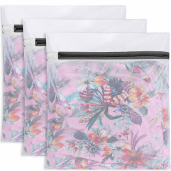 BAGAIL Mesh Wäschesäcke 3er Set - 3XL Weißes Netz ⭐️🧦👜