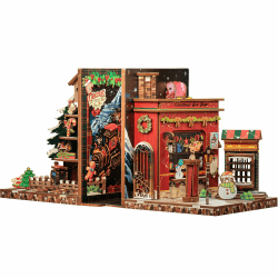Sonderangebot: CUTEBEE Book Nook Kit - DIY Weihnachten Buchstützen 🎄📚