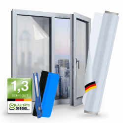 WindowShield® Fensterfolie Blickdicht | Milchglasfolie selbsthaftend 🪟