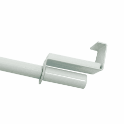 🌿🏡 Super Deal: Gardinia 2620 Spannvitrage Ø 9 mm, Metall, ausziehbar 40-60 cm, weiß Weiß 40-60 🏡🌿