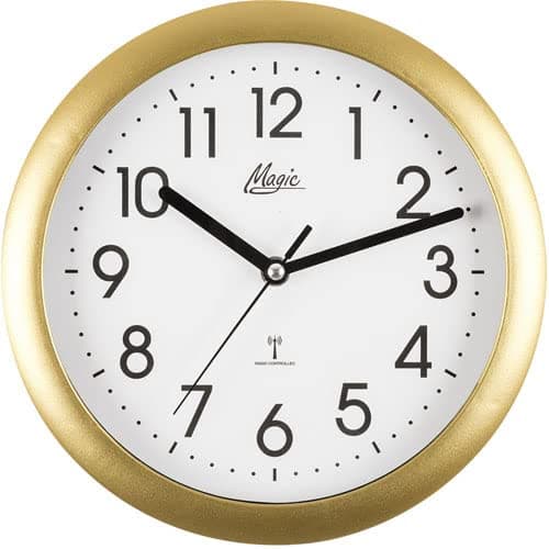🕰️ Atlanta Wanduhr 4490-9M Ø 25 cm Gold - Sonderangebot!