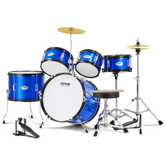 VEVOR Schlagzeugset für Kinder, 5-teilig, Anfänger-Schlagzeugset 🥁