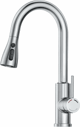 🚿 SREWOHS PRO Hochdruck Küchenarmatur mit Brause - Ausziehbare Küchenarmatur
