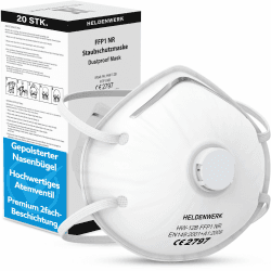 🔥 Heldenwerk Atemschutzmaske im 20er Pack - Perfekter Schutz! 💪😷