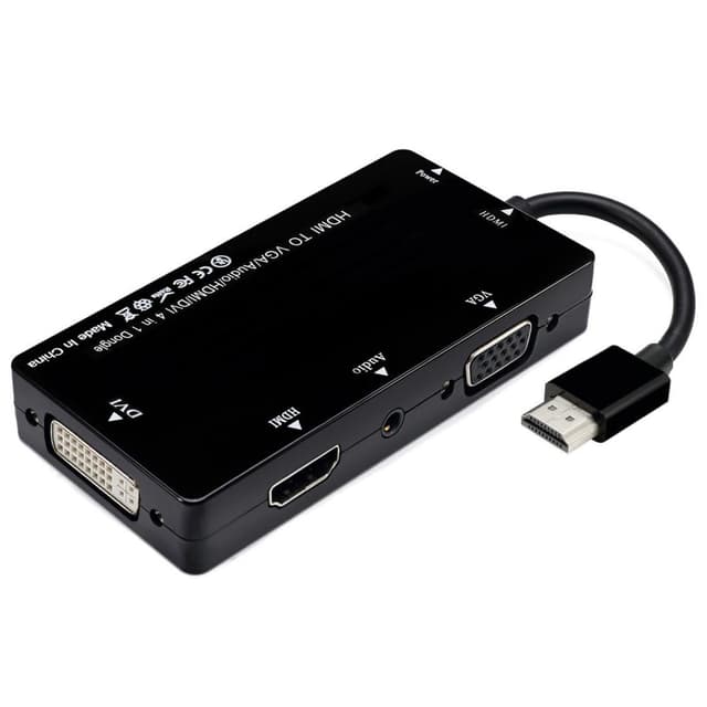 Chenyang CY HDMI zu VGA/Audio/HDMI/DVI 4in1 Dongle Adapter Multiport Splitter Konverter 🖥️🔊