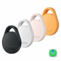 Momax Smart Air Tracker - 4er Set in Schwarz/Weiß/Rosa/Orange 🌟🔑🎒