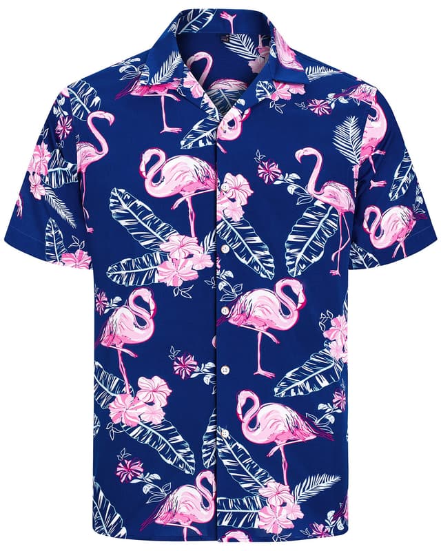 🌺 J.VER Hawaii Hemd Männer Sommer Funky Hawaiihemd Kurzarm Urlaub 🏖️