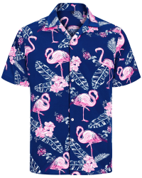 🌺 J.VER Hawaii Hemd Männer Sommer Funky Hawaiihemd Kurzarm Urlaub 🏖️