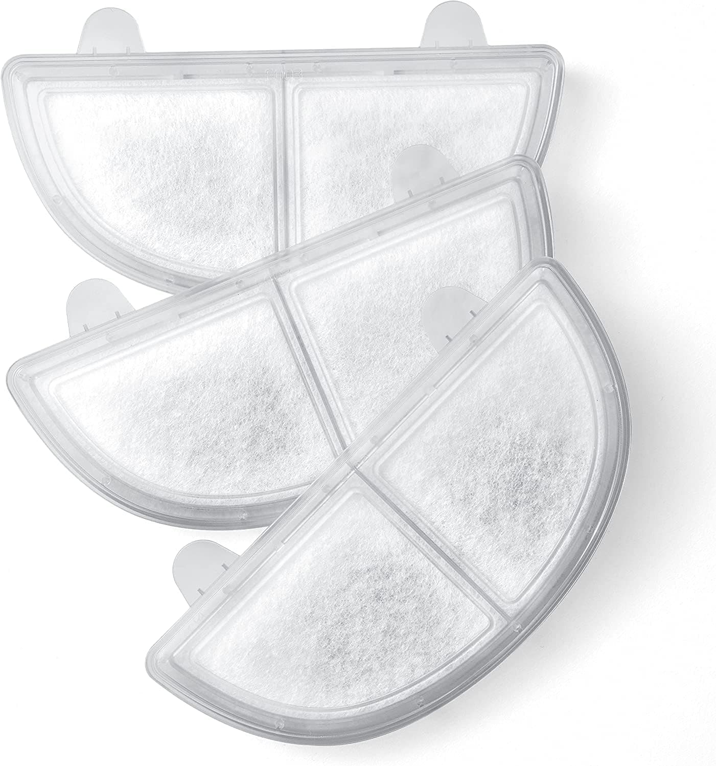 🐱🐶 HomeRunPet Trinkbrunnen Filter, 3 STK. Ersatzfilter für Katzen und Hunde, Weiss Filter 2L