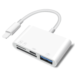 SUNTRSI 4-in-1 SD Micro SD Kartenleser für i'Phone/i'Pad/Kamera 📸📱