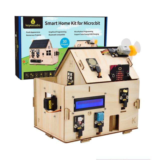 🏠 KEYESTUDIO BBC Micro:bit IoT Smart Home Kit mit Micro bit V2 🌞