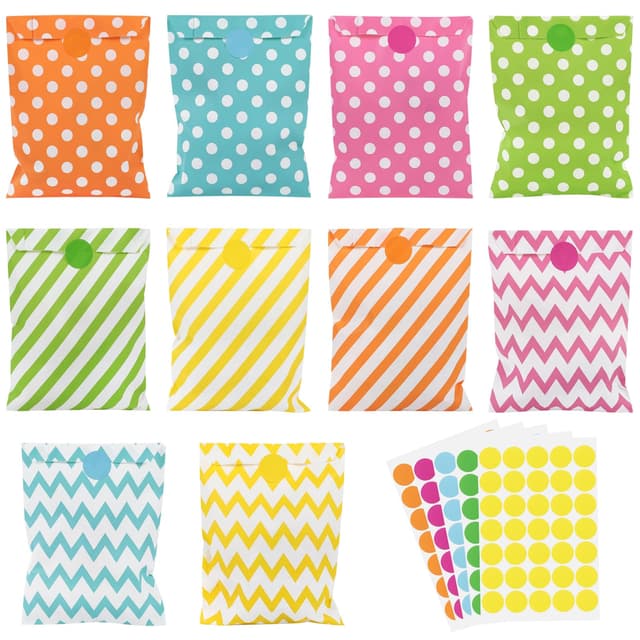 100 Stück Butterbrottüten für Kindergeburtstag und mehr 🍬🛍️