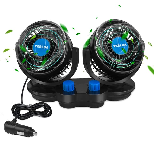 Yerloa Auto Ventilator 12V - Kühl und Geräuschlos 🌬️