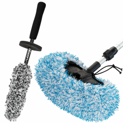 🚗 LICARGO Waschbox Set 🧼 1x Premium Brush Cover & 1x Mikrofaser Felgenbürste 🌟