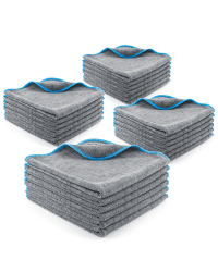 LICARGO Mikrofasertücher Auto Set 380GSM - 24 Stück - 40x40cm