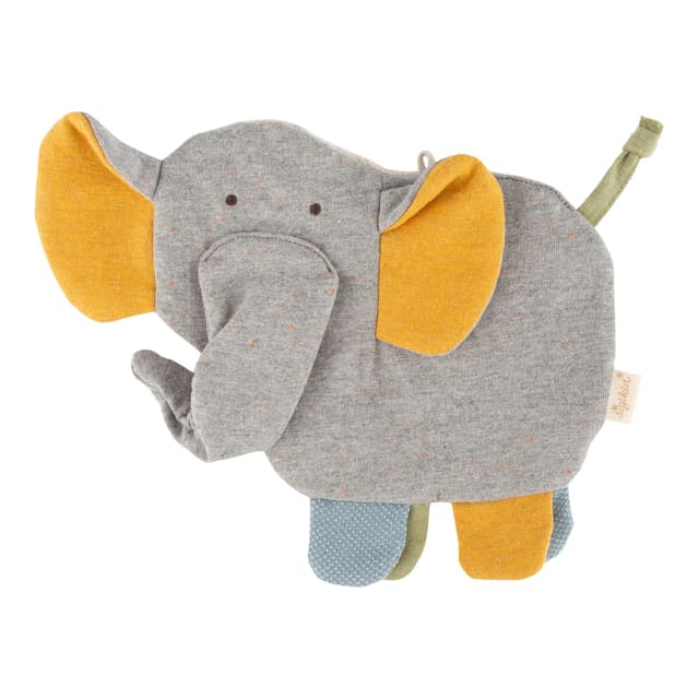 🐘 SIGIKID Knistertuch Elefant Baby Spielzeug Grau/Elefant - Sonderangebot!