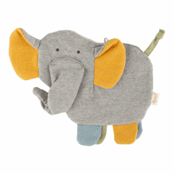 🐘 SIGIKID Knistertuch Elefant Baby Spielzeug Grau/Elefant - Sonderangebot!