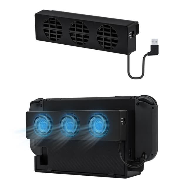 🎮🔥 Mcbazel DOBE USB Kühler Externer Kühler-Lüfter-Ständer für Nintendo Switch