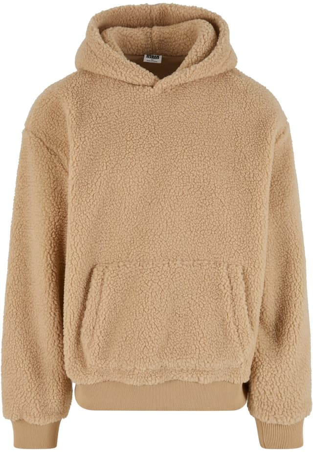 🔥 Mega Deal! Urban Classics Teddy Hoody 5XL Unionbeige 🧥