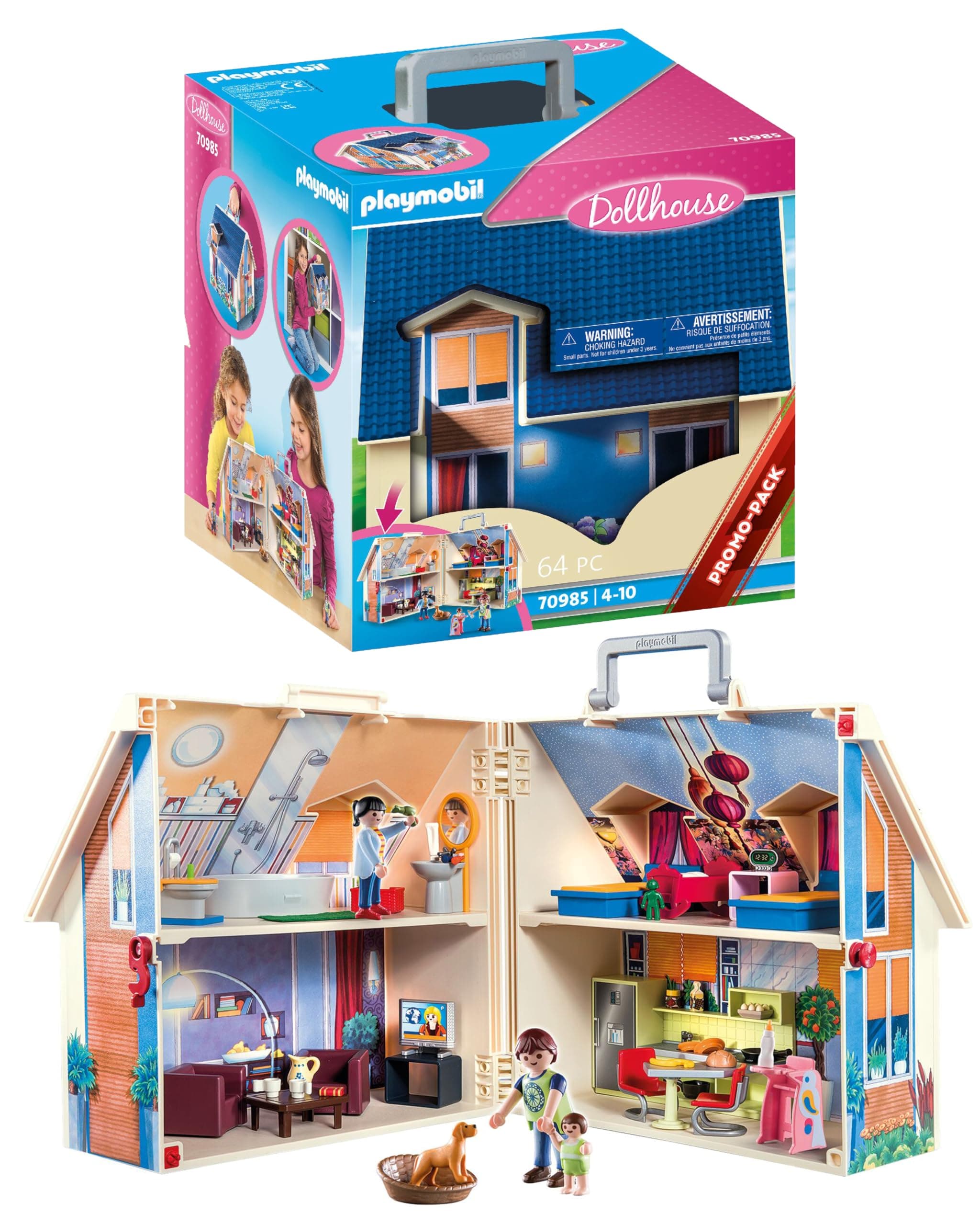 PLAYMOBIL Mitnehm-Puppenhaus | Spielzeug für Kinder ab 4 Jahren ✨
