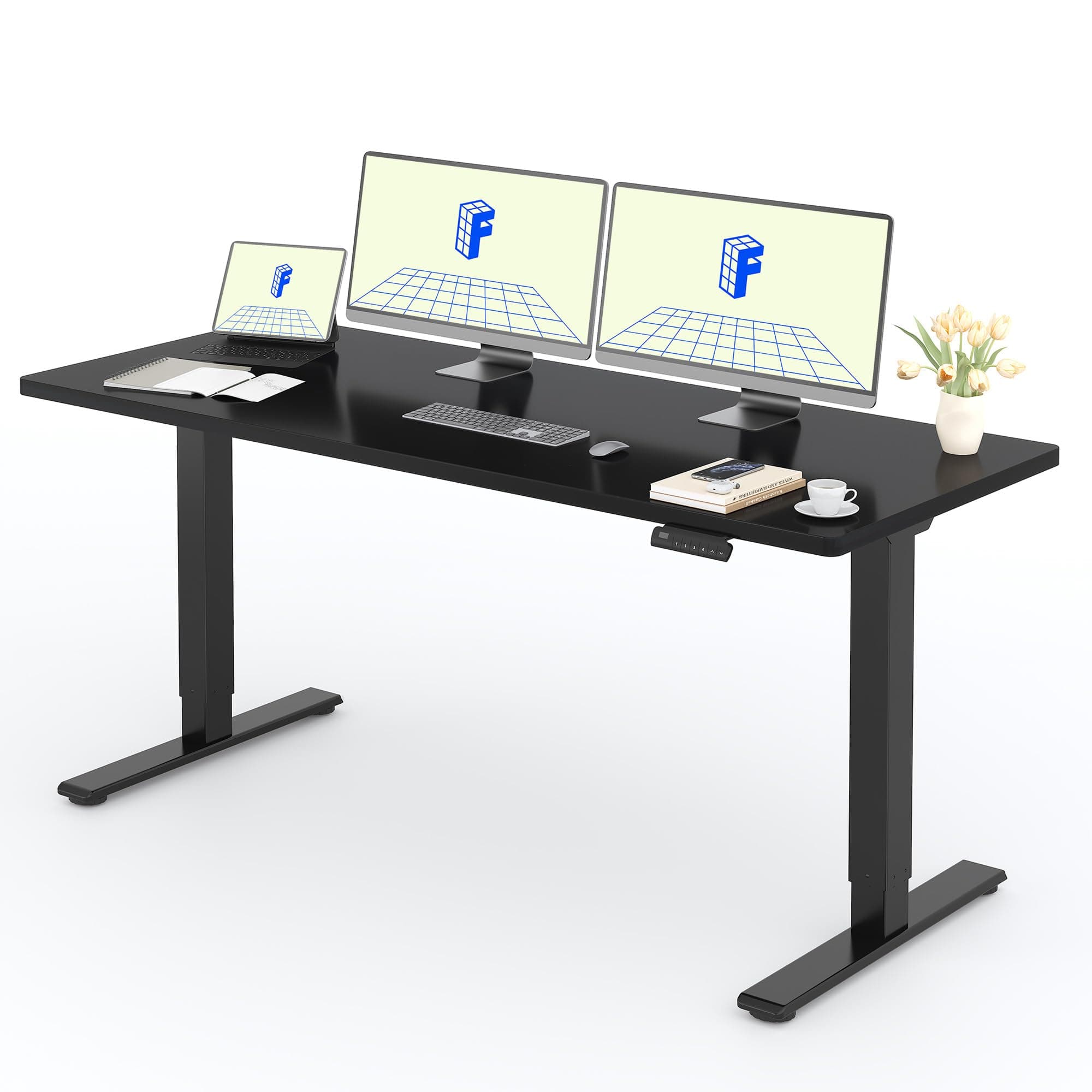 🌟 FLEXISPOT Höhenverstellbarer Schreibtisch mit Doppelmotoren 🖥️