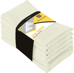 Utopia Küchentuch-Servietten [12er Pack, Elfenbein] 46x46cm
