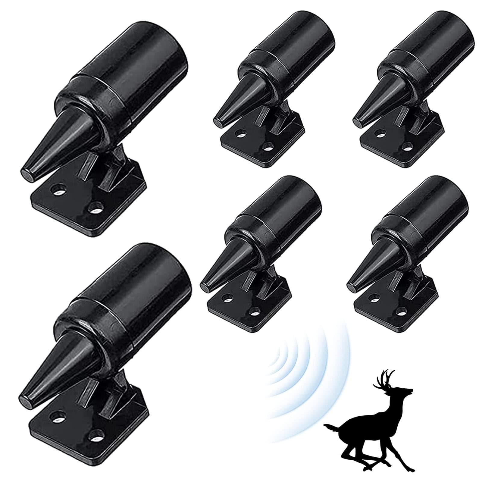 🦌🚗 6 Stück Hirschpfeife Ultraschall - Sicherheit für Ihr Fahrzeug! 🚨
