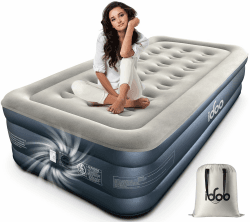 iDOO Luftbett 1 Person mit integrierter Luftpumpe 🛏️