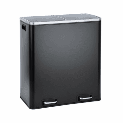 🗑️🏡 SVITA TM2X30 Treteimer 60 Liter Abfalleimer Mülleimer Design Mülltrennung 🏡🗑️ Angebot bei HelloDeals