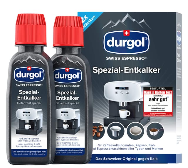 🔥 Angebot: durgol swiss espresso Spezial-Entkalker - Kalkentferner für Kaffeemaschinen 🚀