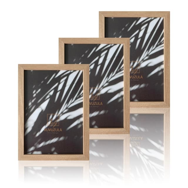 VUVUZULA Bilderrahmen A4 Holzrahmen 21x30cm Holz Fotorahmen MDF Rahmen 3er Set 🖼️