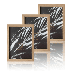 VUVUZULA Bilderrahmen A4 Holzrahmen 21x30cm Holz Fotorahmen MDF Rahmen 3er Set 🖼️