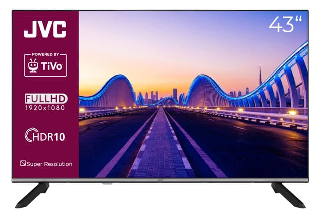 📺 JVC Fernseher 43 Zoll Smart TV Powered by TiVo Full HD Fernseher 🌟