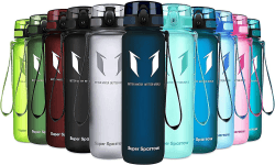 Super Sparrow Tritan Wasserflasche - BPA-frei - Sportflasche - 1000 ml Blaubeere 🚴‍♂️💧 Angebot bei HelloDeals