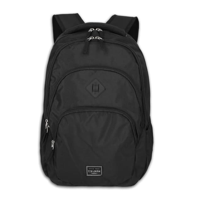 Travelite Handgepäck Rucksack, Laptop Rucksack 15,6 Zoll, BASICS, Daypack, Tagesrucksack 🎒