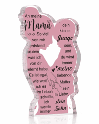 Personalisierte Acryl-Plakette für die beste Mama der Welt ❤️🎁