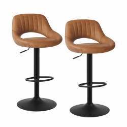 🪑 EUGAD 2X Barhocker Designer Hocker Tresenhocker Bistrohocker 360° drehbar