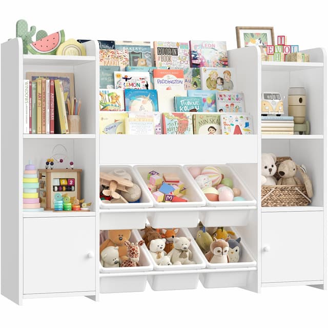 FOREHILL Kinderregal mit Kinderbücherregal Kinderzimmer Möbel 📚🎨