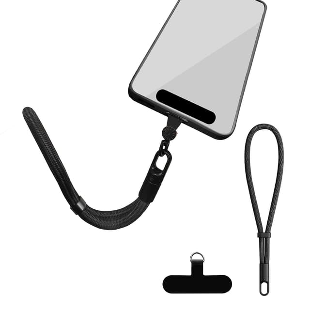 📱 PHULWEL Handykette Kurz - Universal Handschlaufe mit 360° Drehbarkeit
