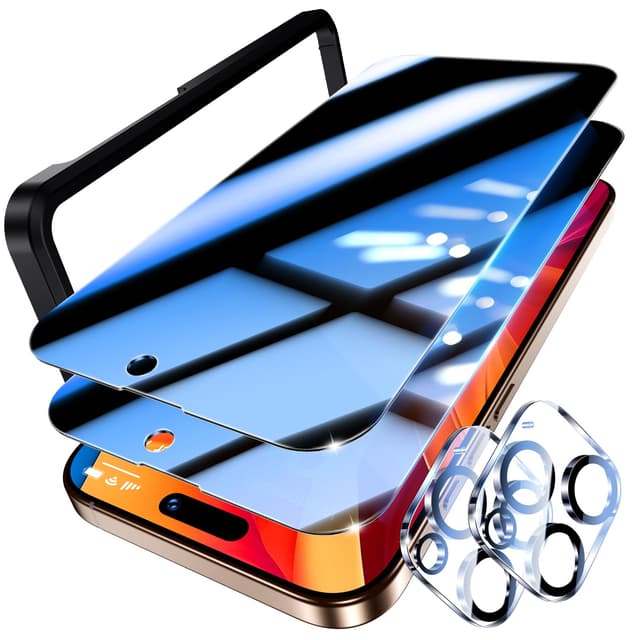 📱🔒 UniqueMe iPhone 16 Pro Panzerglas Sichtschutz Deal! 🛡️