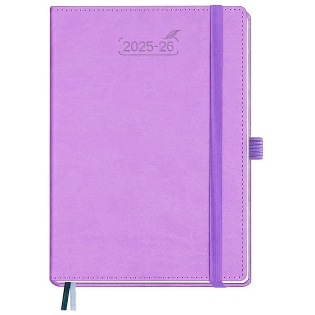 BEZEND Kalender 2025 2026 Wochenplaner A5 - Lavendel A5 14.8 x 21 cm 📅📚