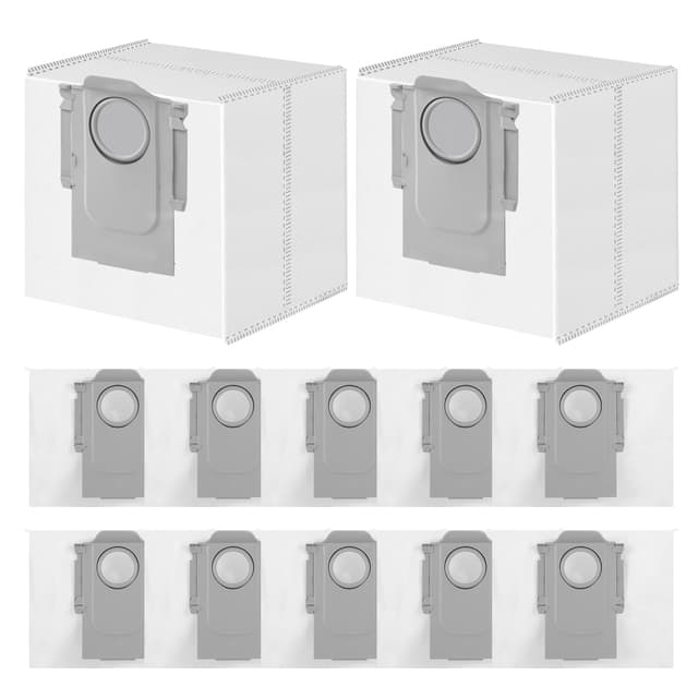 12 Stück Staubbeutel für Roborock S8+/S8 Pro Ultra/S7 MaxV Ultra/Q7 Max+/Q8 Max+/Q5 Pro+/Q5 Max+, Q10 X5+/S5+, Q7 M5+/L5+ Staubsauger Absaugstation 🧹🛍️