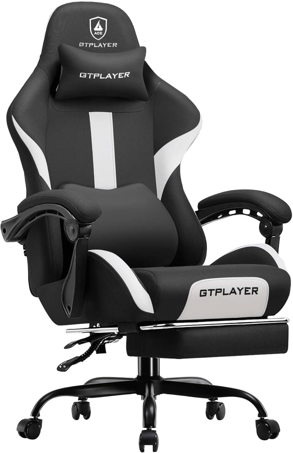🎮 GTPLAYER Gaming Stuhl: Ergonomischer Bürostuhl mit Fußstütze und Liegefunktion